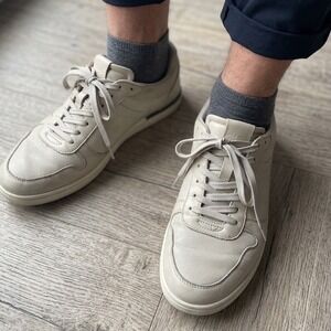 Aldo Mens Beige Low Top Lace Up Casual Sneakers Size 9.5